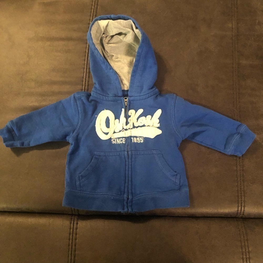 12M Oshkosh Blue Hoodie